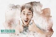 Watercolor Painting Photo Effect, an Action Add-On by S Graphic Studio (Thumbnail 1 of 3)