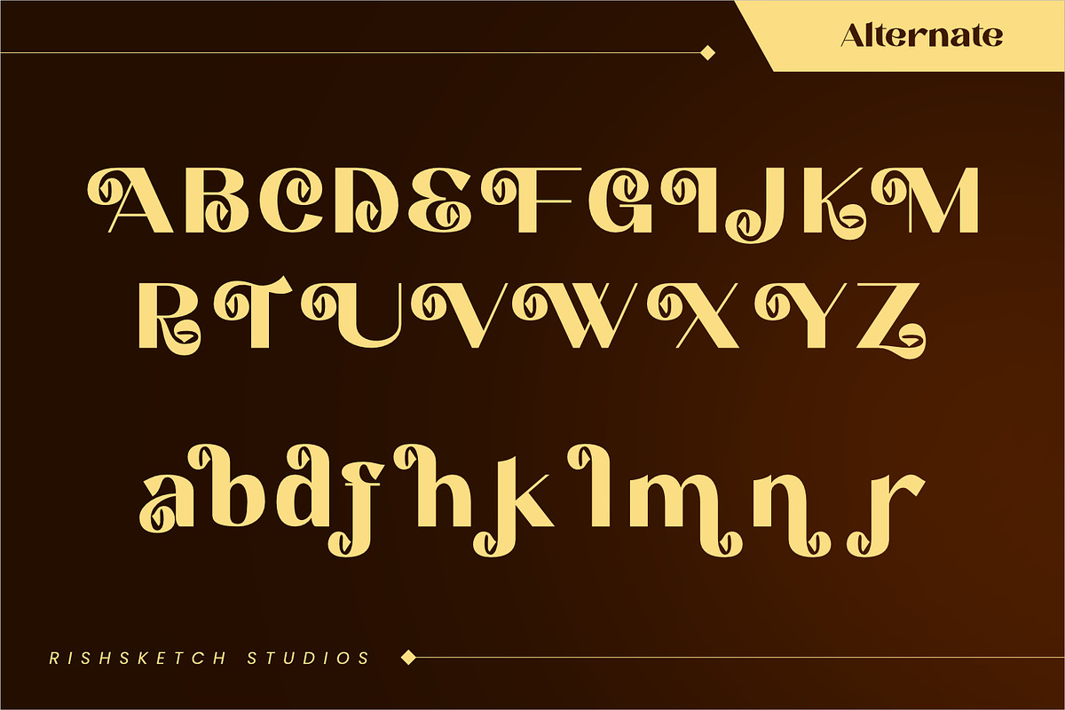 Benseal - Sans Serif Typeface Font, a Sans Serif Font by Rishsketch (Photo 13 of 16)