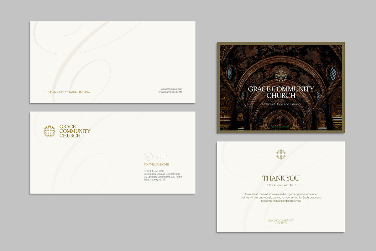 Church Stationery Branding Template, a Stationery Template by BrandPacks (Photo 3 of 5)