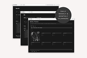 Dark Mode Notion Planner Template, a Templates & Theme by AestheticOrganizer (Thumbnail 3 of 9)