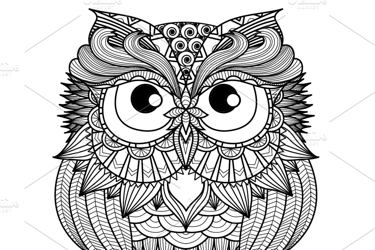 14 Halloween coloring pages, an Animal Illustration by Somjai King (Photo 3 of 15)