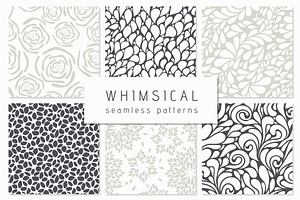 Whimsical Seamless Patterns Set