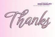 Thanks Text Effect Design, a Layer Style Add-On by CreativeShaper (Thumbnail 1 of 2)
