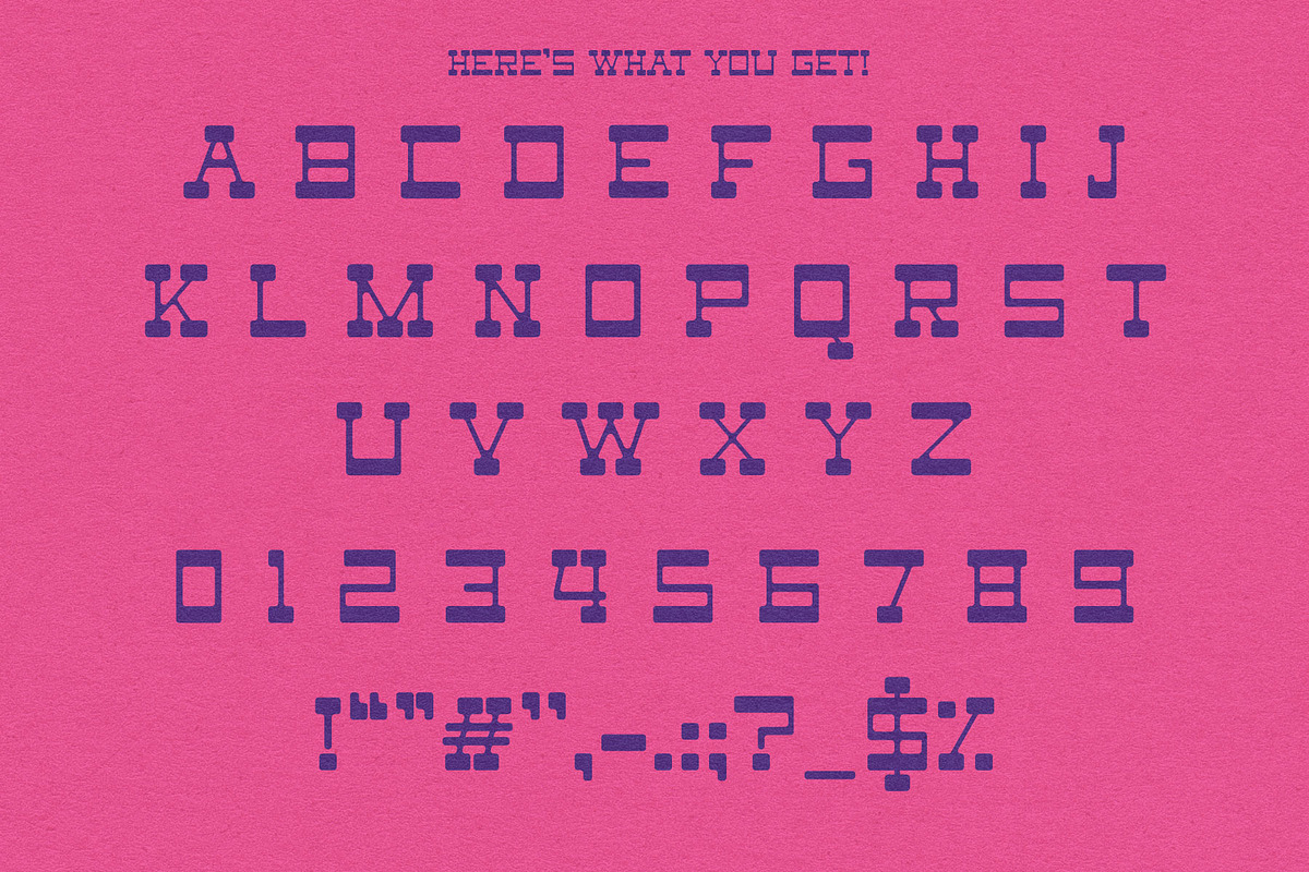 Showdown Round by Eric Pond Designs, a Slab Serif Font by Eric Pond Designs (Photo 3 of 3)