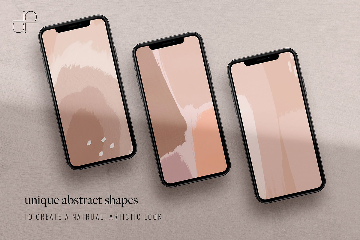 Abstract Brush Stroke Patterns, a Pattern Graphic by Chloe Leonard Studio (Photo 5 of 5)