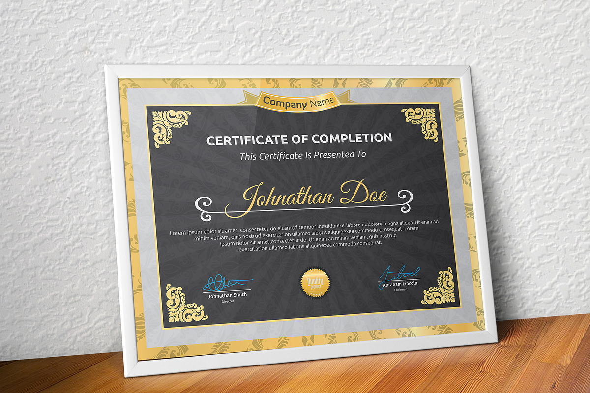 Certificate, a Stationery Template by Curve Design (Photo 3 of 3)