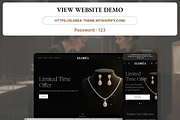 Elorea - Gold Luxury Jewelry Shopify, a Shopify Template by AtelierDuVow (Thumbnail 2 of 10)