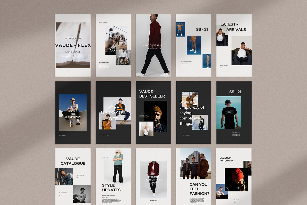 Vaude Instagram Pack | PS & Canva, a Social Media Template by Visuel Colonie® (Photo 14 of 15)
