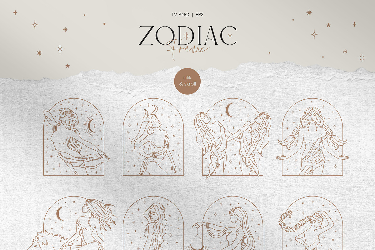 BUNDLE 4 in 1 trend line art, a Texture Illustration by PatrushevaYana (Photo 28 of 30)