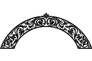 Islamic Arch Ornament Set, an Object Graphic by Designer_Momina (Thumbnail 3 of 18)