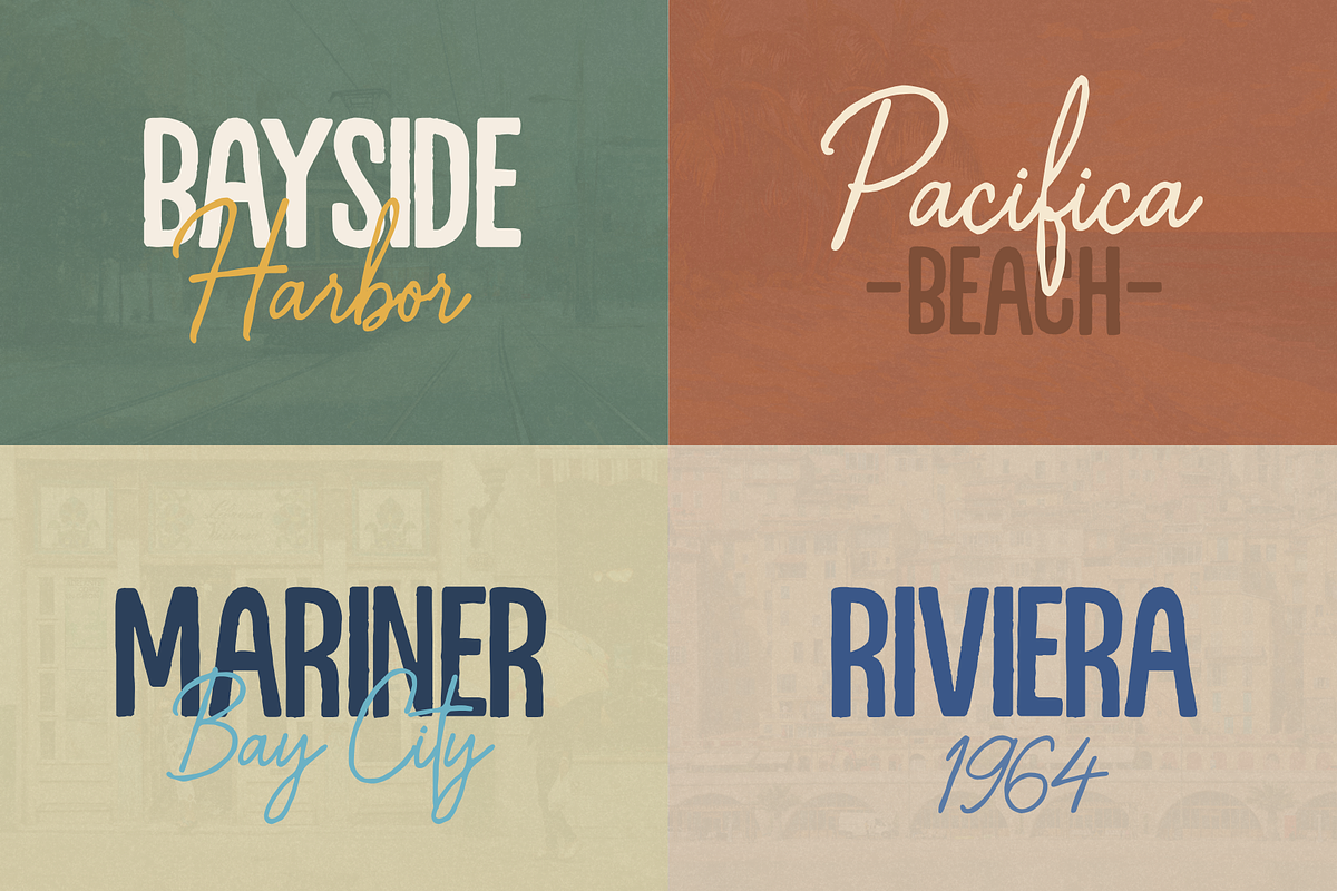 Seaside Courier – Font Duo, a Script Font by Creacy Studio (Photo 7 of 9)