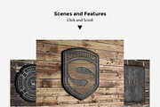 3D signboard logo mock +  templates, a Household Mockup by PrintPixel (Thumbnail 2 of 4)