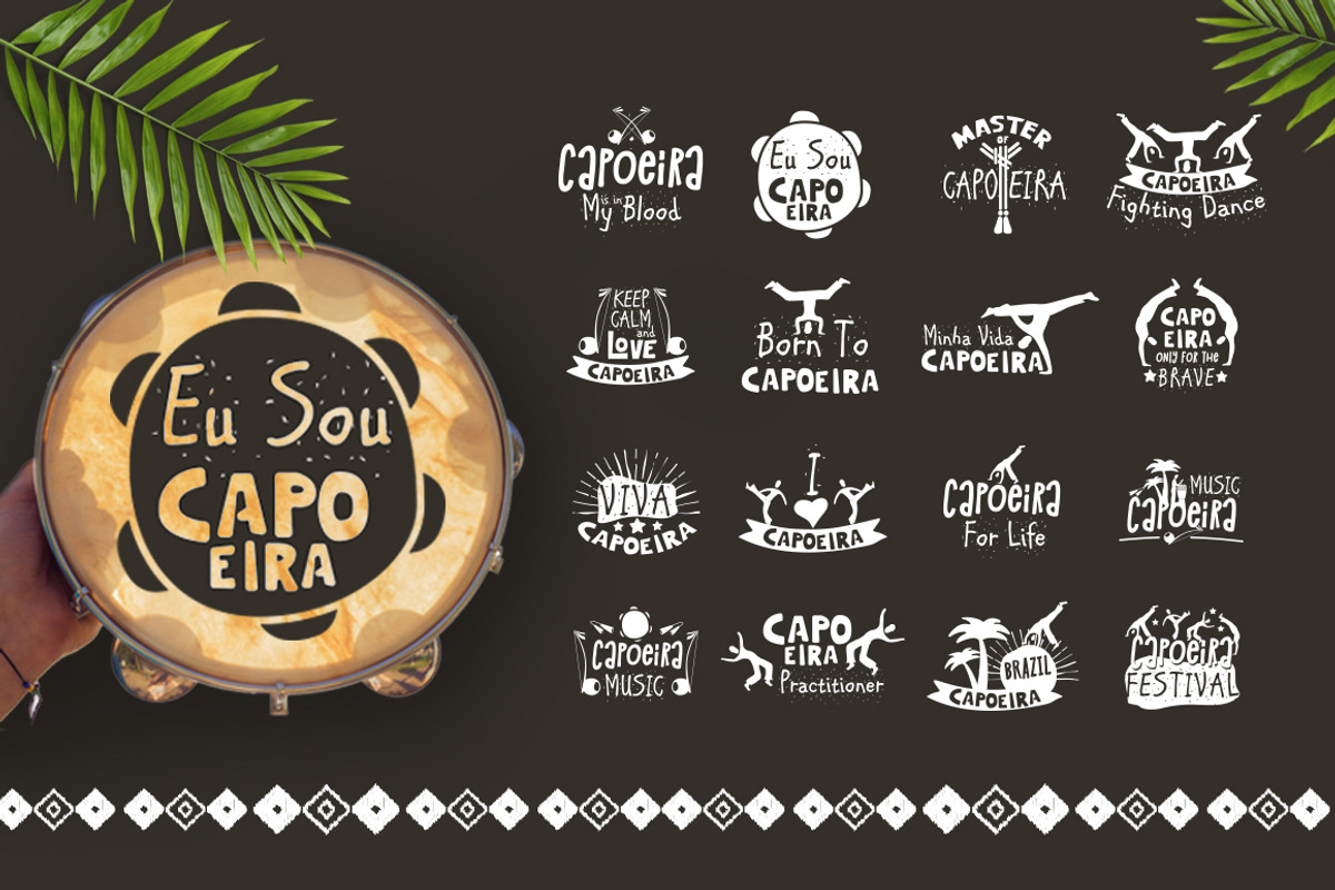 Capoeira Brazilian martial art logo, an Object Graphic by Kseniia Kuznetsova (Photo 4 of 6)
