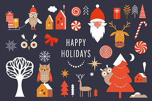 Christmas Illustration Set