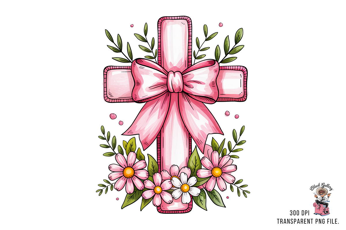 Pink Cross PNG Bundle, a Graphic by Clipart Studio (Photo 5 of 11)
