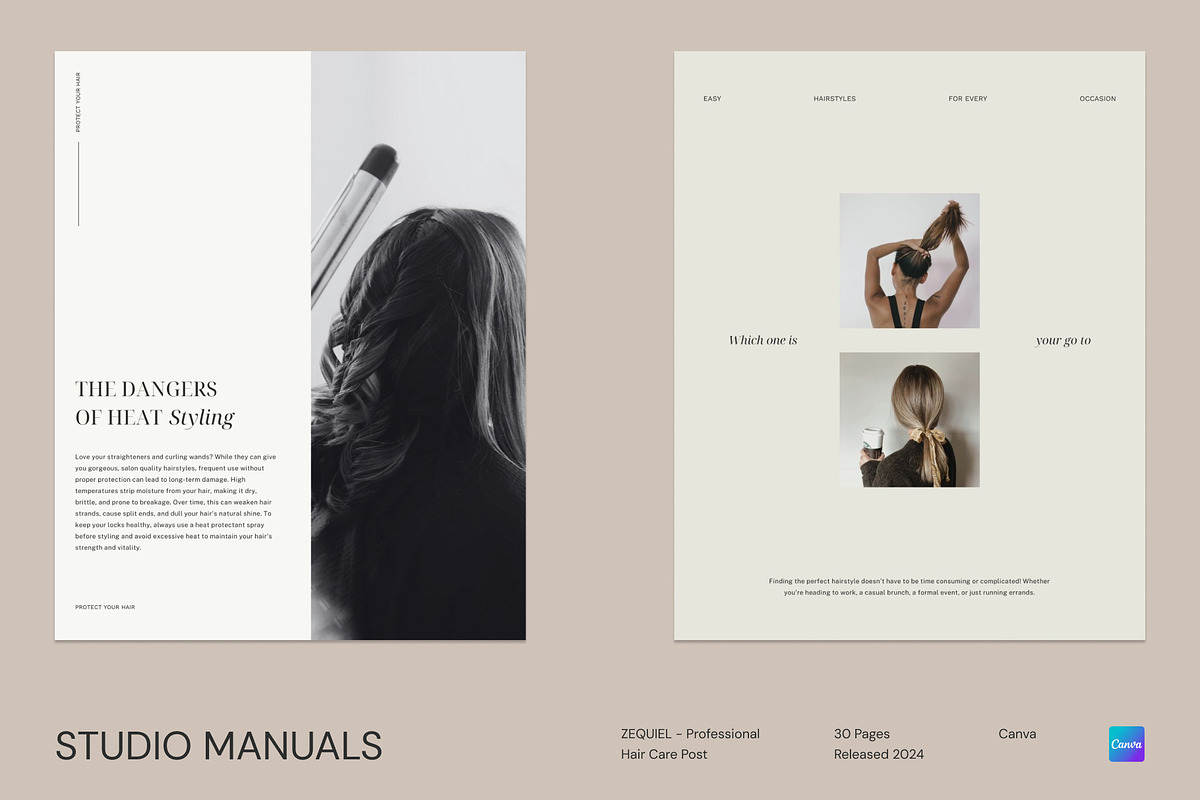 ZEQUIEL - Professional Hair Care, a Social Media Template by Studio Manuals (Photo 4 of 8)