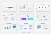 Graphs & Pie Chart PowerPoint, a Presentation Template by Pixslides (Thumbnail 2 of 8)