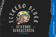 Electro Black Vintage Blackletter