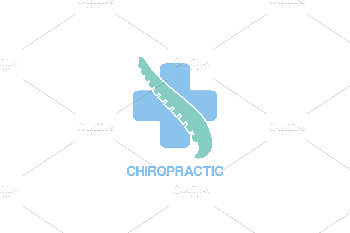 Chiropractic logo vector simple, a Branding & Logo Template by zaqilogo