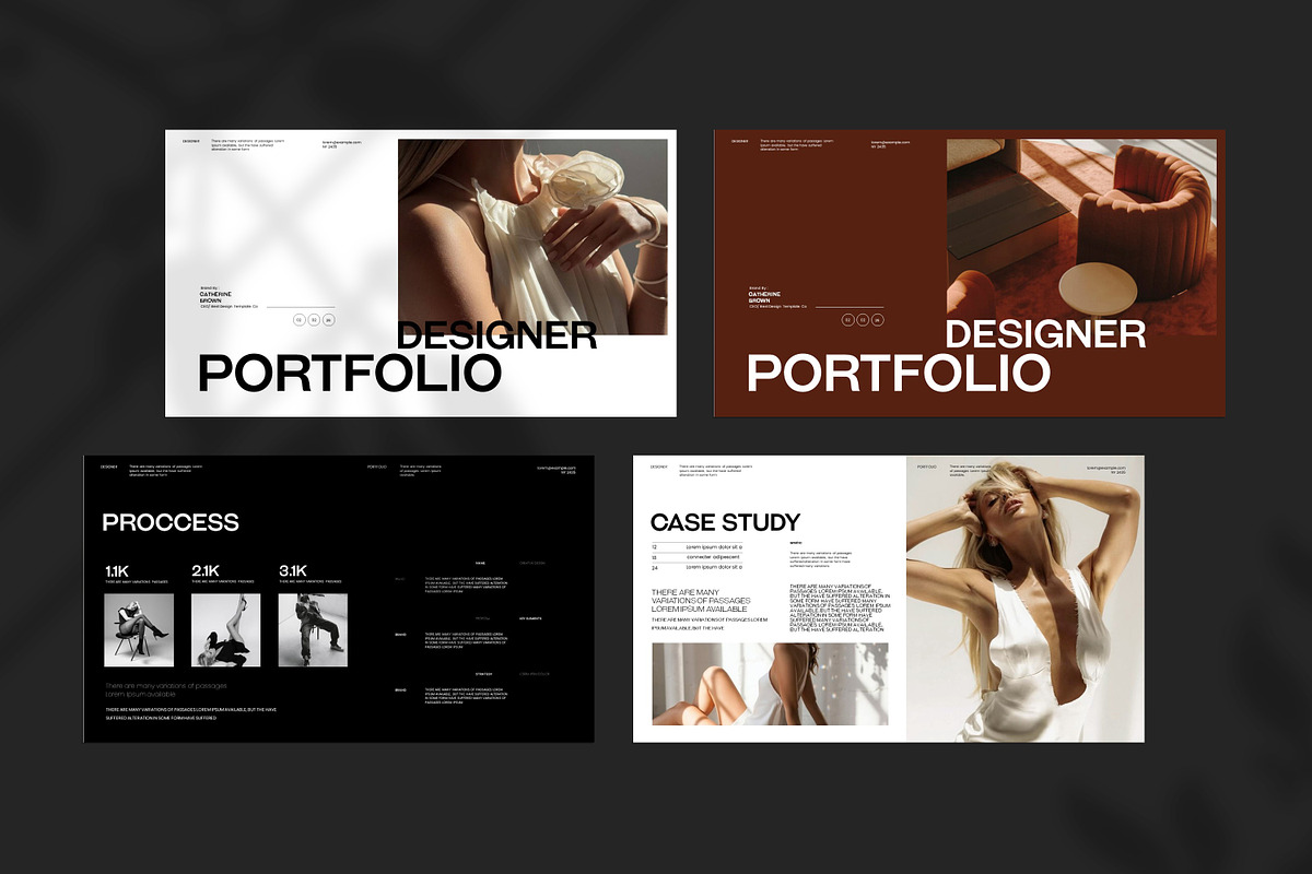 Designer Portfolio Template preview 2