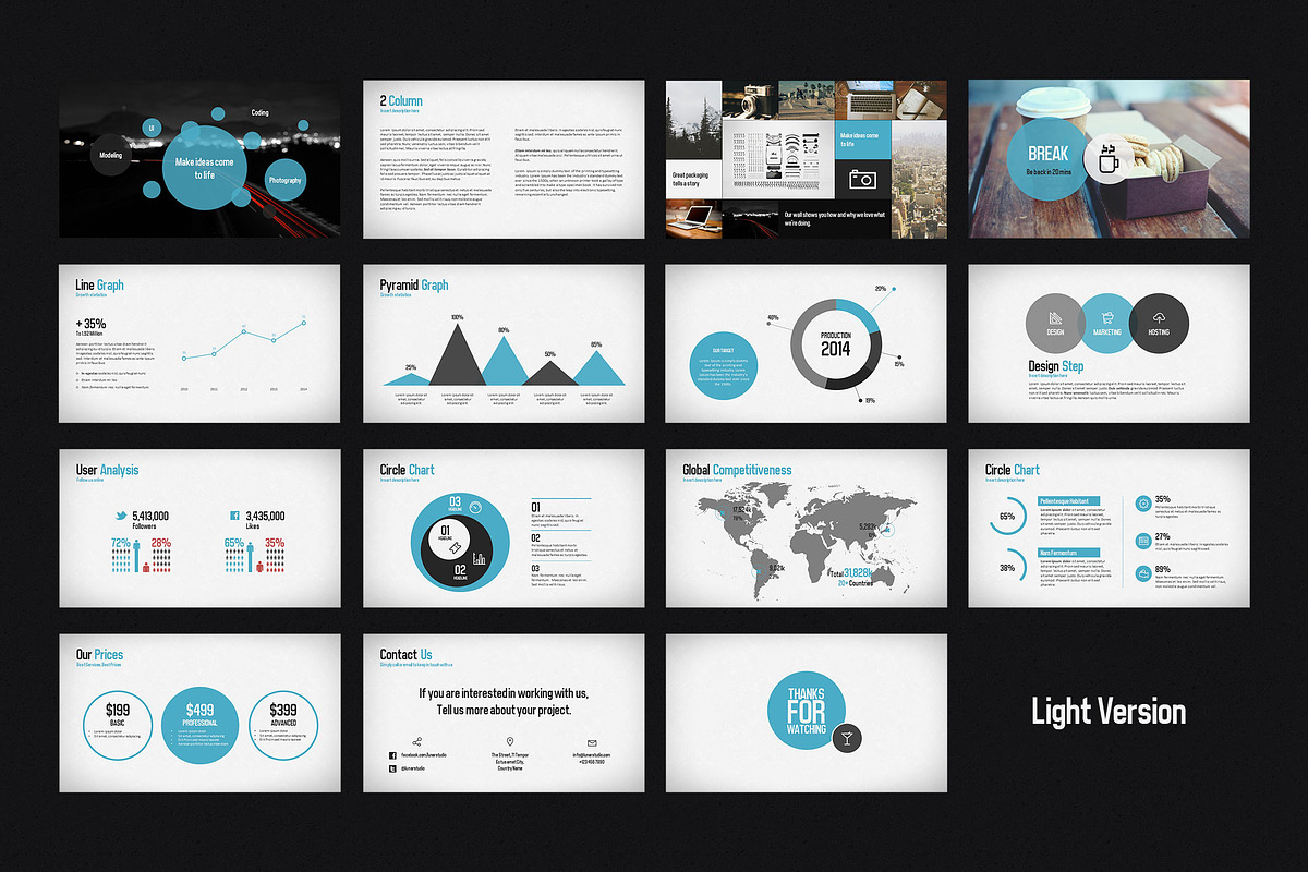 Lunar Presentation Template, a Presentation Template by itefan Studio (Photo 3 of 4)