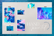 Jewelled Tones Abstract Backgrounds, a Texture Graphic by Carla Fern Designs (Thumbnail 2 of 9)