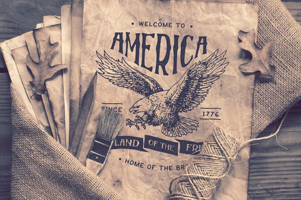Aged & Wrinkled Paper Mockup Set, a Mockup by WeGraphics (Photo 3 of 5)