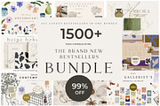 Font & Graphic Whole Shop Collection, a Decorative Illustration by Laras Wonderland (Thumbnail 6 of 25)