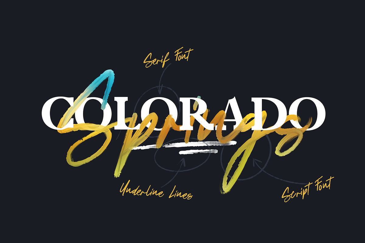 Colorado Springs Font preview 2