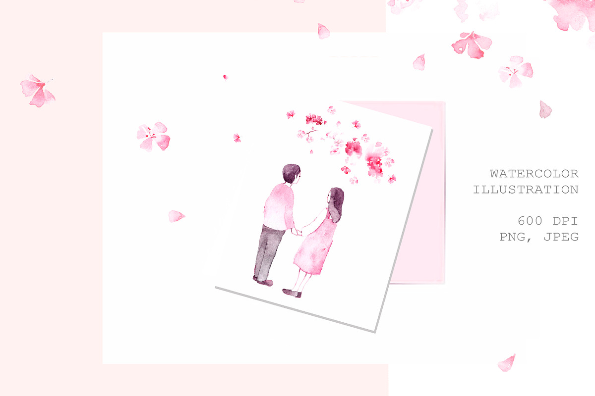 Cherry blossom, a Person Illustration by Knysh Ksenya (Photo 3 of 7)