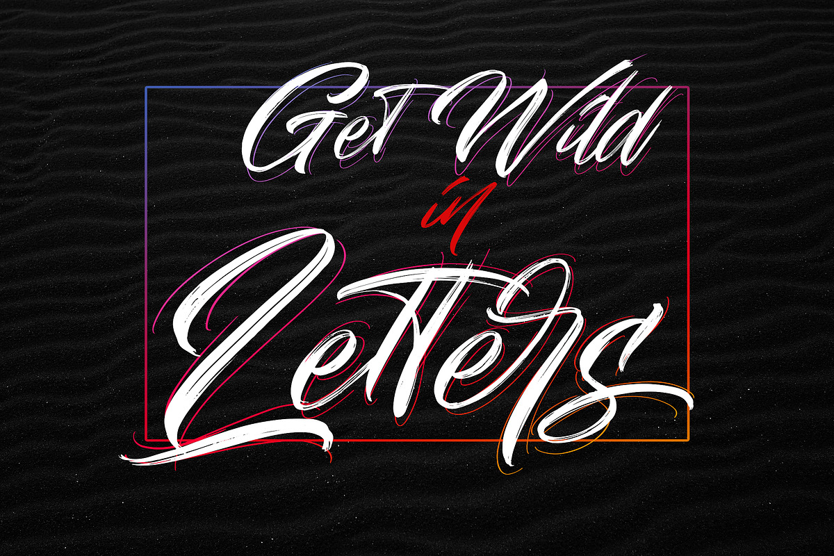 Black Passion – Brush Script Font, a Script Font by Typefactoryco (Photo 6 of 8)