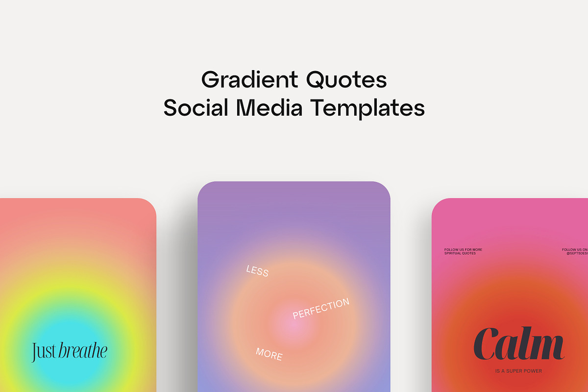 Canva Instagram Gradient Quotes + PS, a Social Media Template by September 5th (Photo 16 of 19)