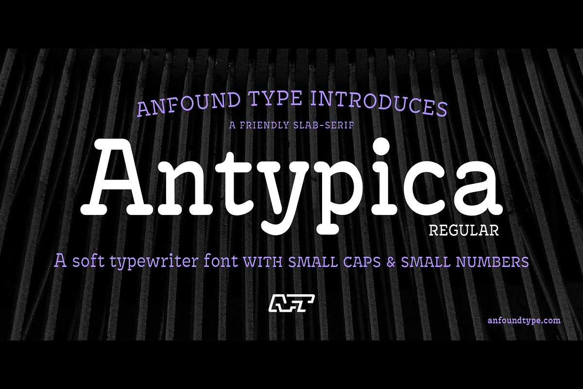 Antypica Regular, a Slab Serif Font by Anfound Type (Photo 1 of 12)