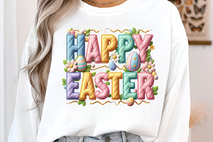 Happy Easter PNG Sublimation Designs, an Illustration by Libby Wishes