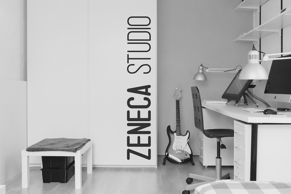 Zeneca Rounded, a Sans Serif Font by almazstudio (Photo 2 of 10)