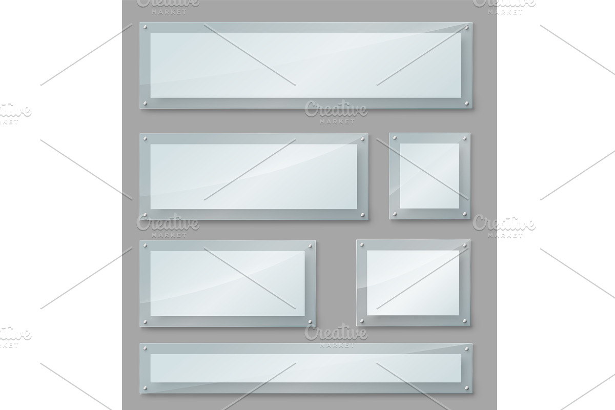 Glass transparent frames of, an Illustration by SiberianArt