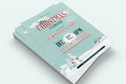 Vintage Christmas Flyer, a Flyer Template by Corrella Design (Thumbnail 2 of 3)