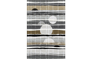 Sun Stripe Earthy Wall Art or Decor, an Object Graphic by Sharon Schwalbe
