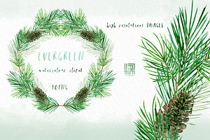 Christmas Watercolor Bundle Vol. 2