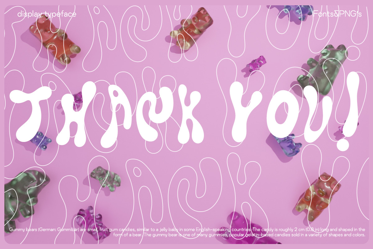 Gummy Bear - Font&SVG Typeface, a Font by saintricchi (Photo 8 of 8)