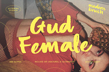 Gud Female Modern Brush Font