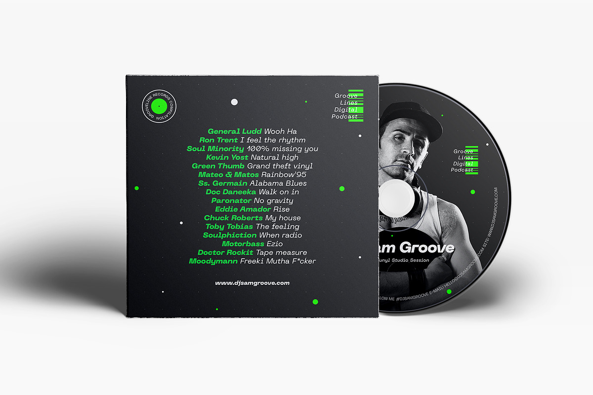 DJ Mix Cover Art Templates #03, a Print Template by vinyljunkie (Photo 6 of 14)