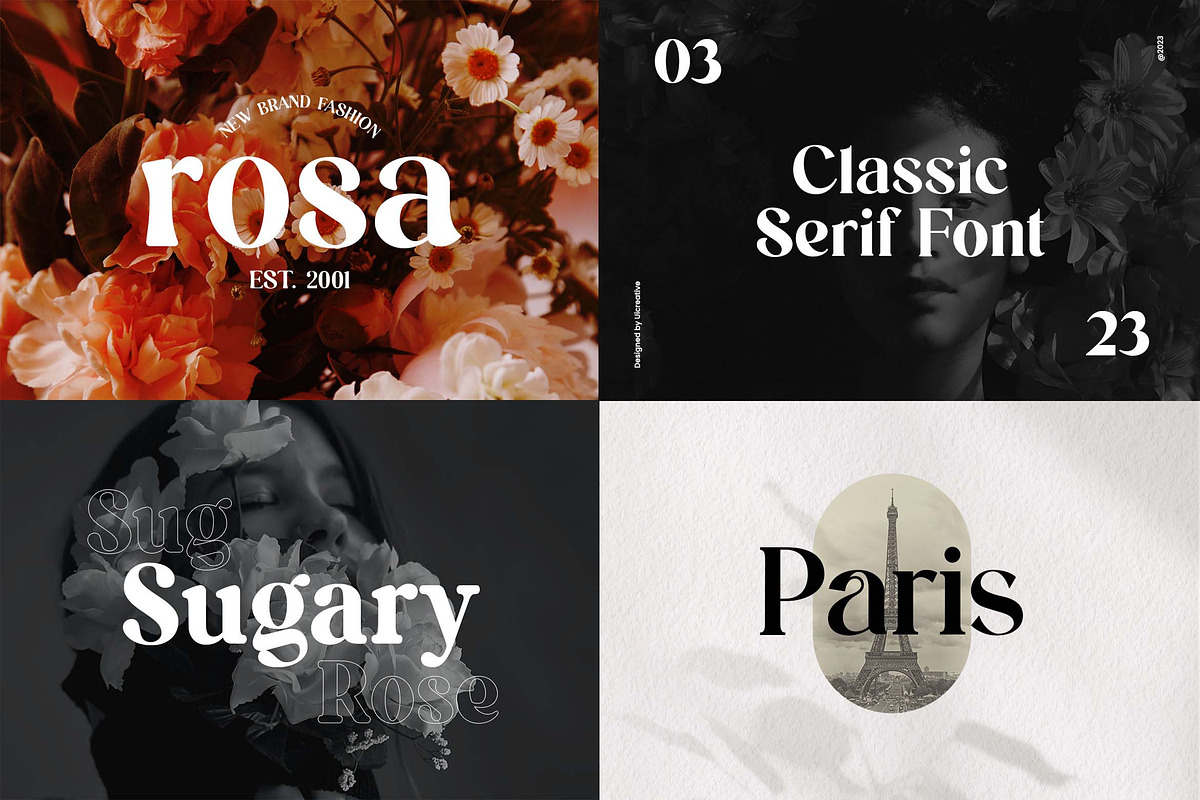Modern Retro Font Bundles, a Serif Font by UICreative (Photo 10 of 14)