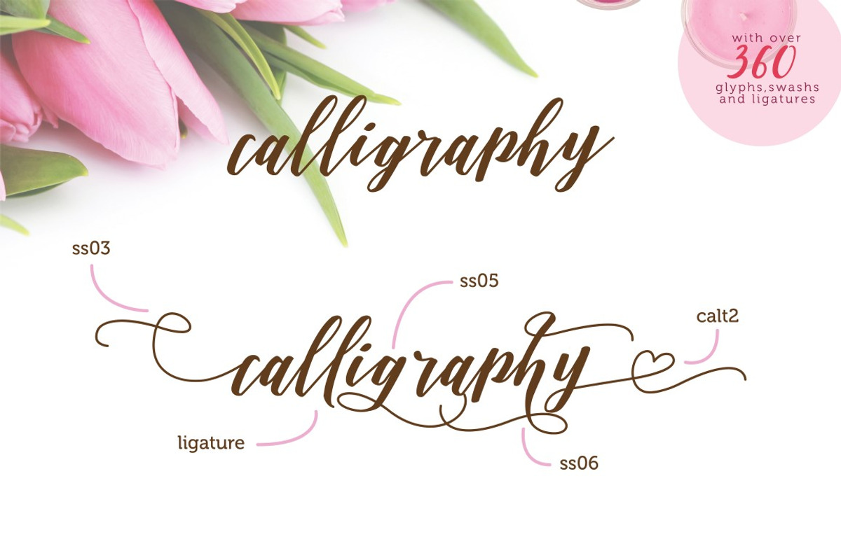 Daniesha - Romantic Font Script preview 3