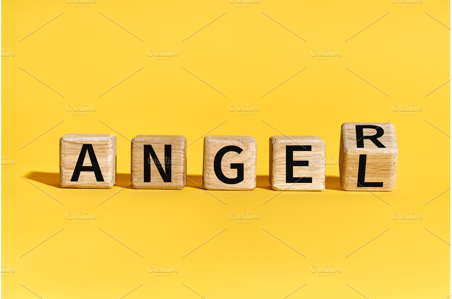 Wooden blocks forming words ANGEL to, a Background Photo by Gladkov photography