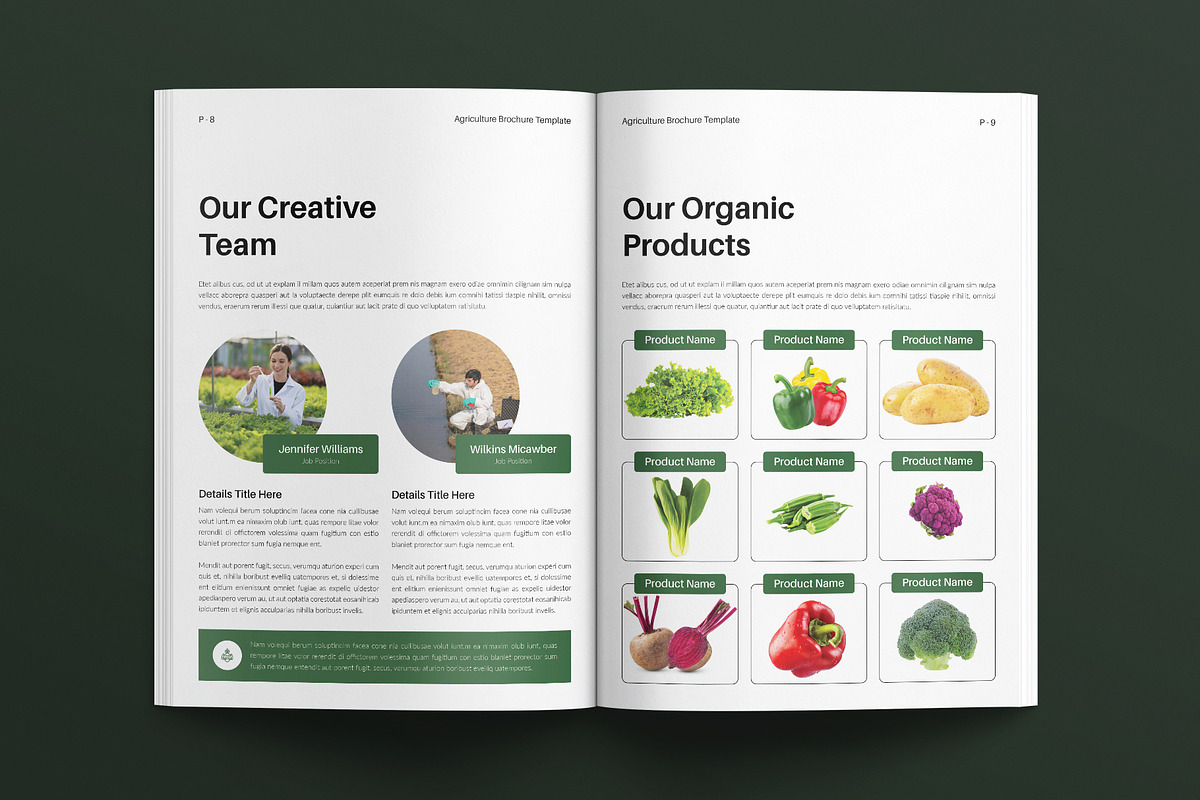Agriculture Brochure Template, a Brochure Template by E-Type (Photo 4 of 7)