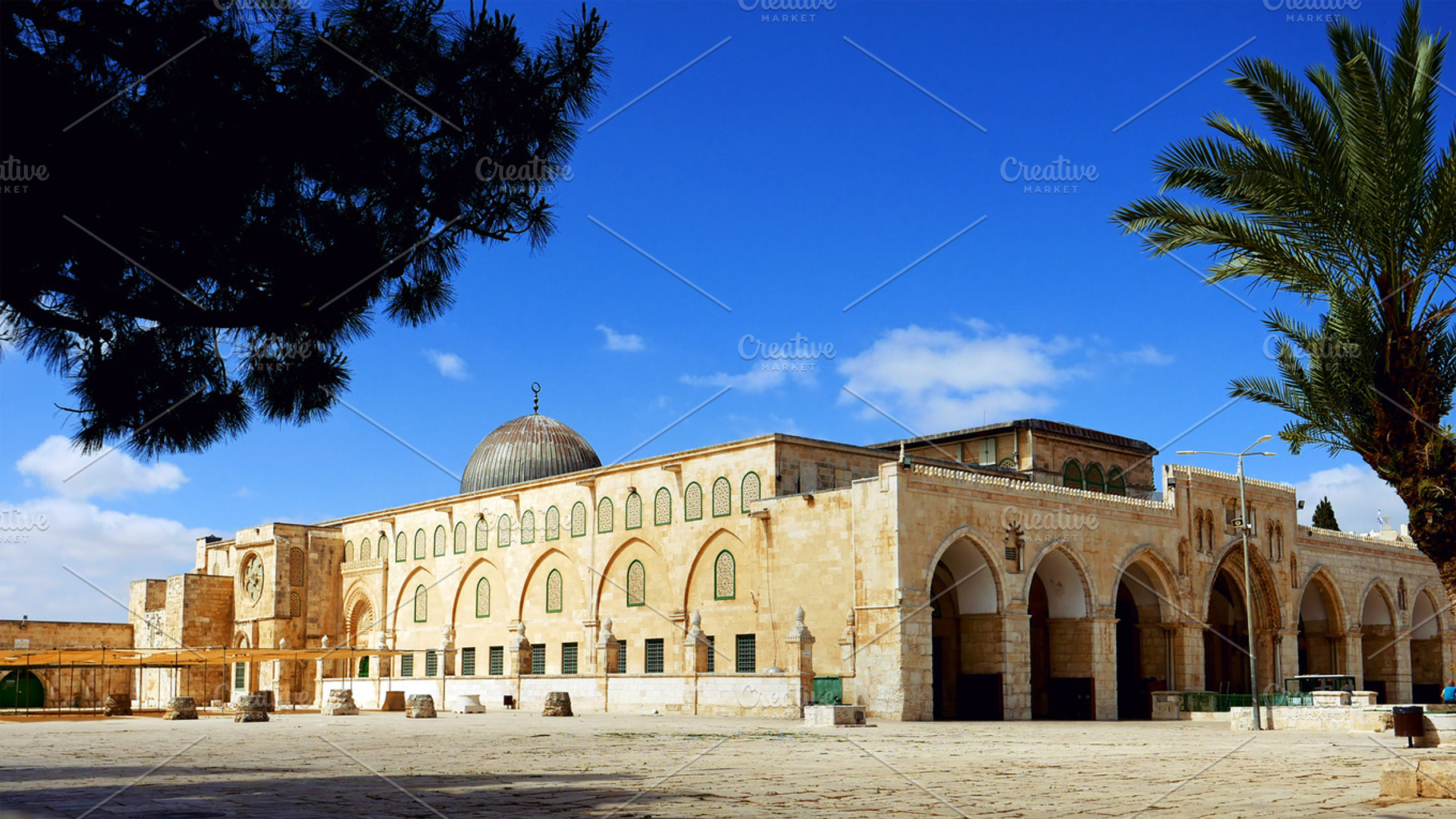 Alaqsa mosque in jerusalem containing jerusalem, israel, and palestine, an Architecture Photo by HighRes Pictures