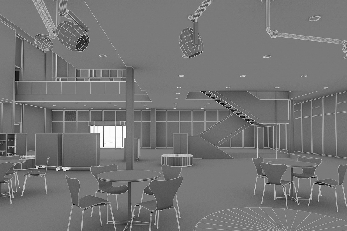 Cultural Center Building, an Architecture 3D Model by 3DNUTS (Photo 19 of 19)