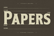 Virevont, a Serif Font by graphicook (Thumbnail 5 of 10)