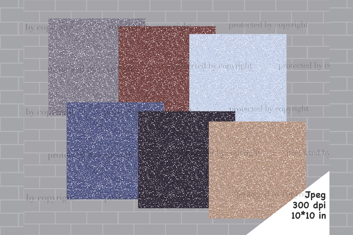 Blue Digital Glitter, a Texture Graphic by GlamArtZhanna (Photo 2 of 3)